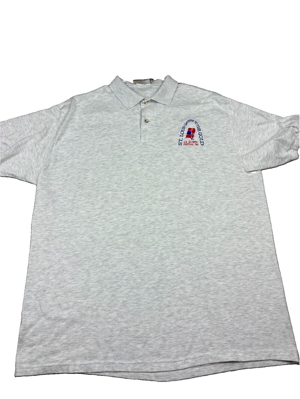 Vintage 1994 St. Louis U.S. Olympic Festival "Gateway to the Gold" polo.
